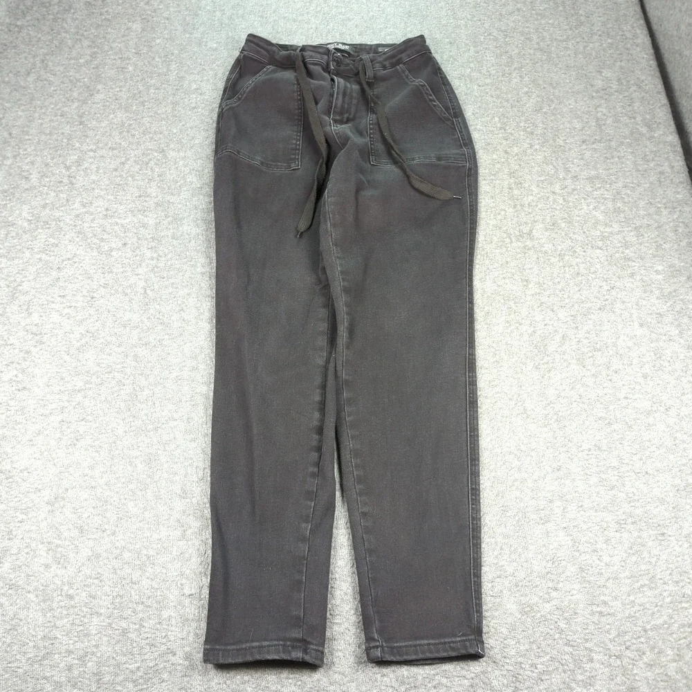 Judy Blue Jeans Womens‎ 28 Black Joggers High Rise Casual Tapered